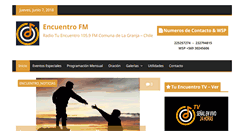 Desktop Screenshot of encuentrofm.cl